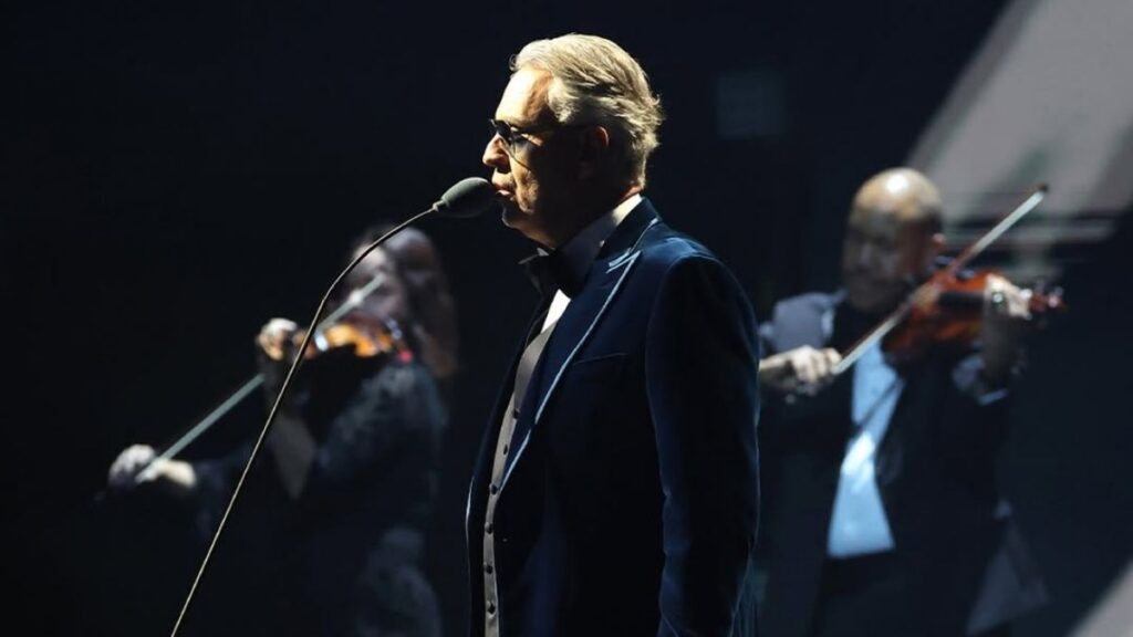 Andrea Bocelli se presenta en la inauguración de Milano-Cortina 2026