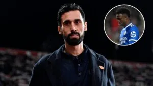 Arbeloa pide respaldo del Bernabéu para Vinicius