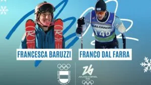 Francesca Baruzzi y Franco Dal Farra, abanderados de Argentina para Milano Cortina 2026