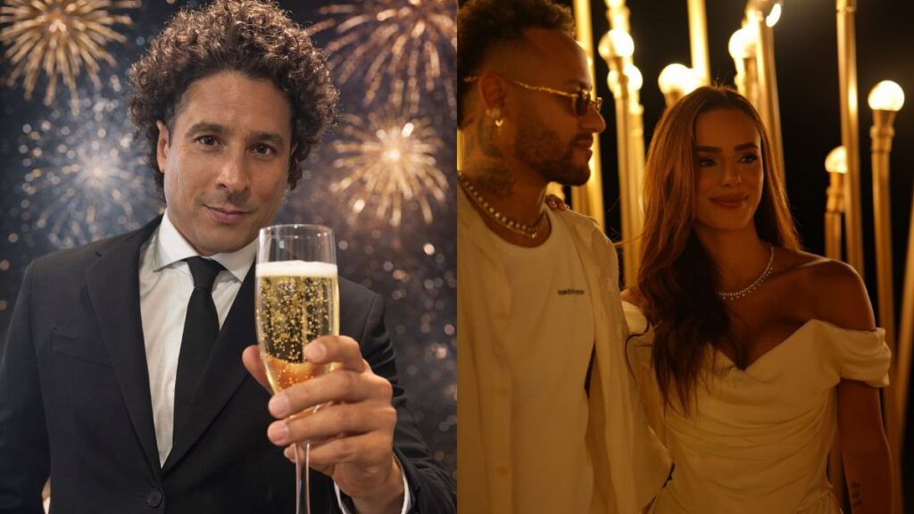 Los deportistas celebran la entrada del 2026