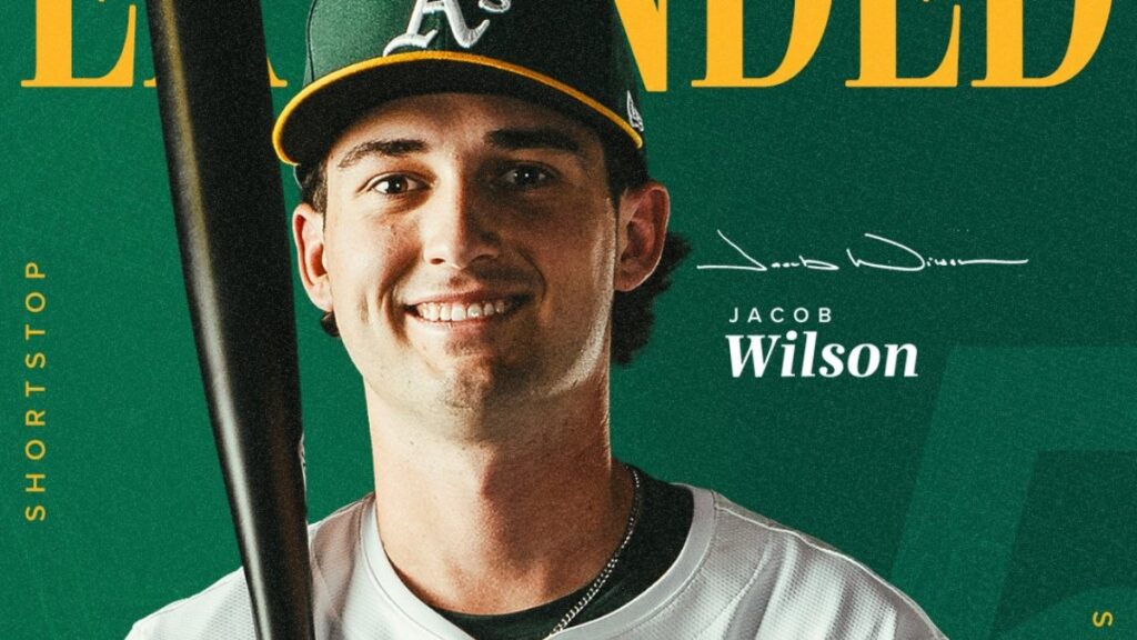 Jacob Wilson firma contrato de siete años con los Athletics por 70 millones de dólares