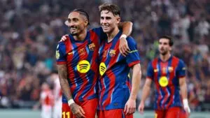 Barcelona anula y golea al Athletic para avanzar a la final de la Supercopa de España