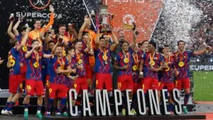 Barcelona vuelve a vencer al Real Madrid y es bicampeón de la Supercopa de España