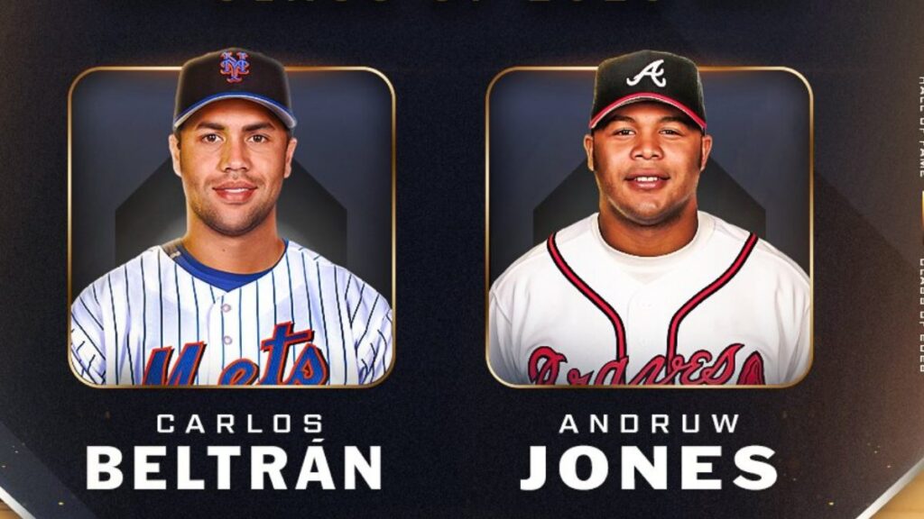 Carlos Beltrán y Andruw Jones, nuevos inmortales del Salón de la Fama del Béisbol