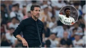 Cholo Simeone se disculpa por el polémico cruce de declaraciones con Vinicius Jr: “No estuve bien”