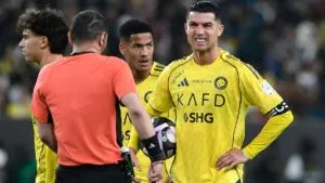 Cristiano Ronaldo se va en blanco en la sufrida victoria de Al Nassr sobre Al Shabab