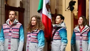 Se realiza el abanderamiento de la delegación mexicana que participará en Milano Cortina 2026