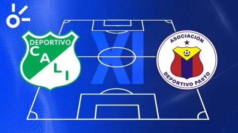 Posibles alineaciones del Deportivo Cali vs Deportivo Pasto por la Liga BetPlay 2026-I