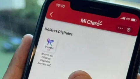 Kravata Go, la forma sencilla de adquirir dólares digitales, disponible en la App Mi Claro