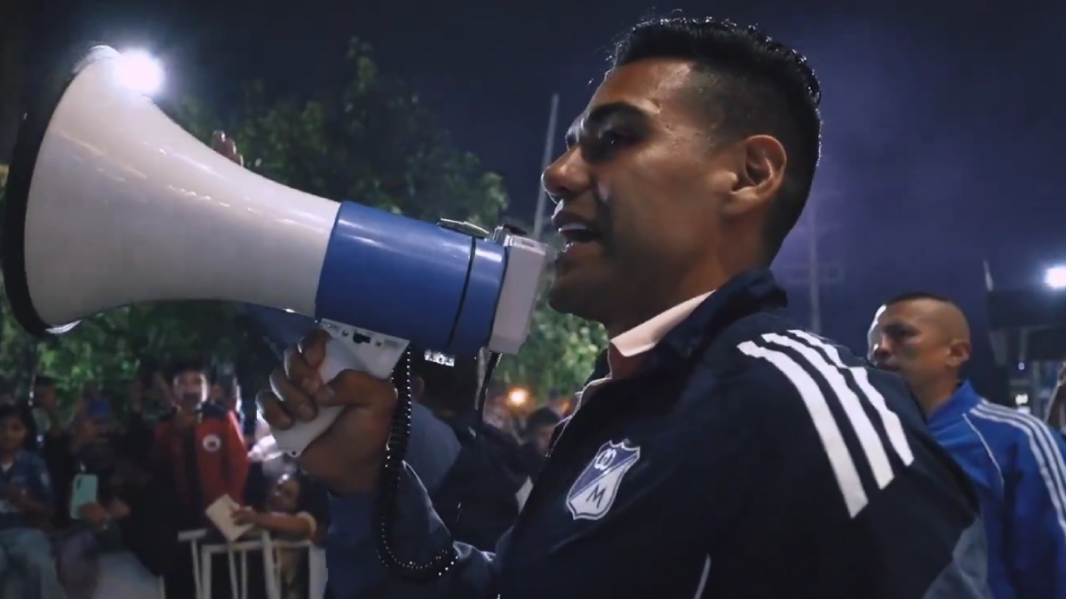 Falcao lidera banderazo y enciende a afición de Millonarios previo al ...