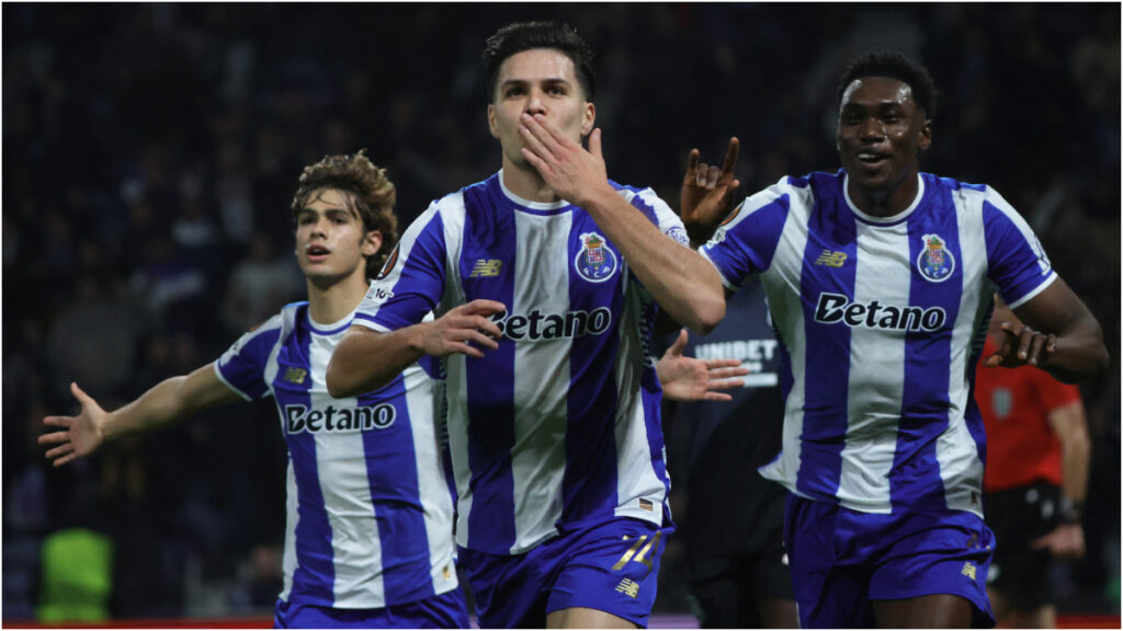 Francisco Moura, dio la ventaja al Porto. Reuters