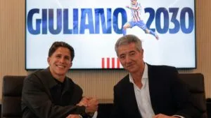 Giuliano Simeone renueva hasta 2030 con el Atlético de Madrid