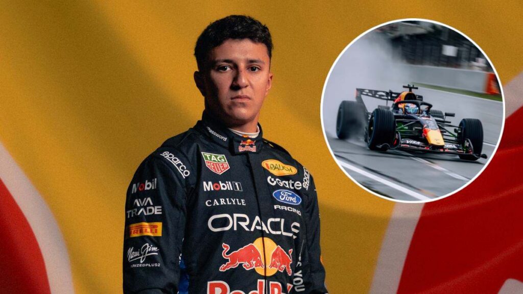 Isack Hadjar tuvo un accidente con el RB22 de Red Bull F1 2026