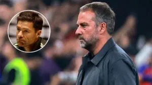 Hansi Flick reacciona a la salida de Xabi Alonso y valora su momento en el Barcelona