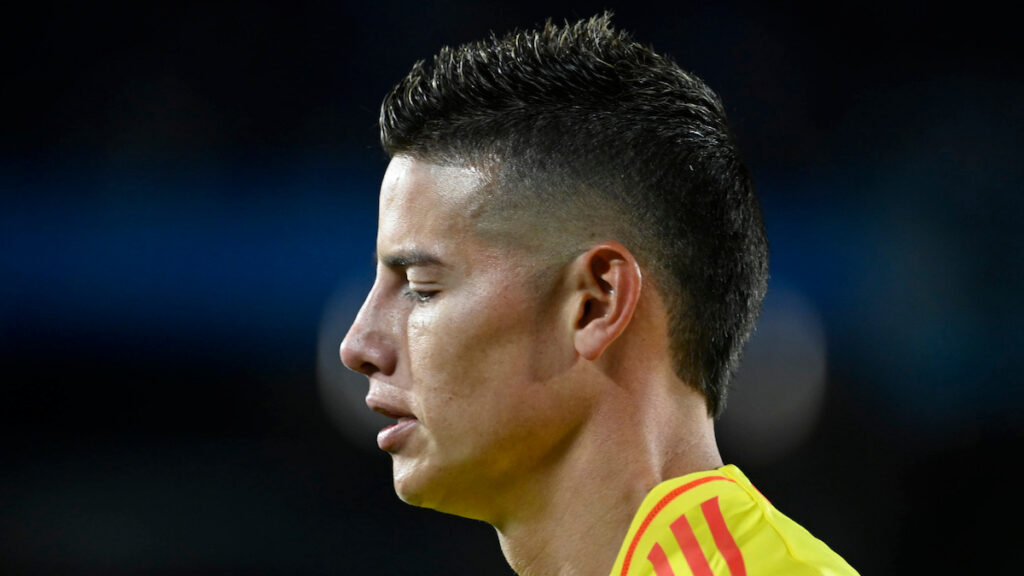 James Rodríguez, en un partido de la Selección Colombia. - Vizzor Image,