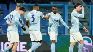 La Juventus cambia de piel y golea al Sassuolo fuera de casa