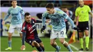 Juventus tropieza fuera de casa y se complica en la pelea por la Serie A