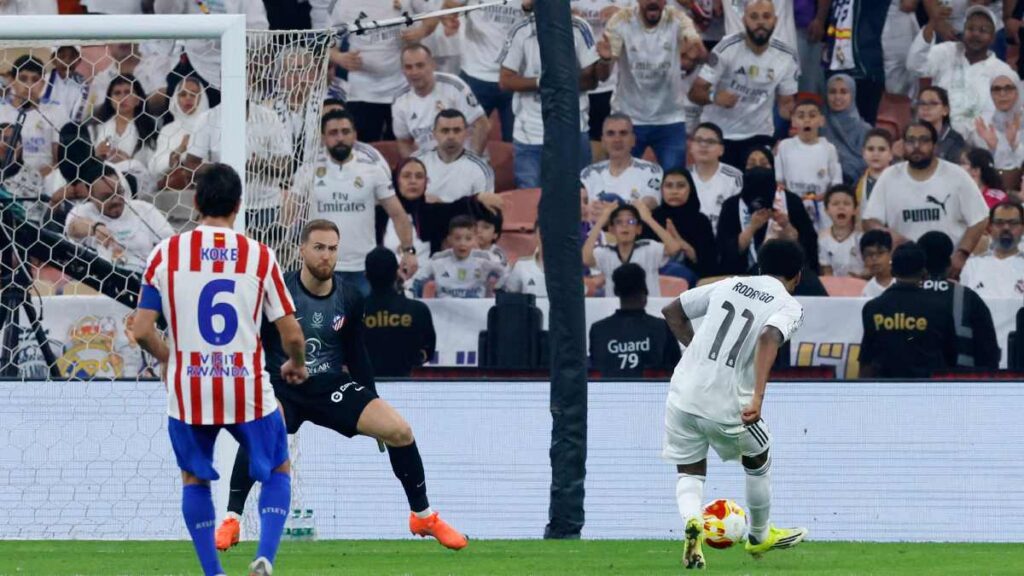 Rodrygo gol vs Atlético de Madrid Supercopa de España