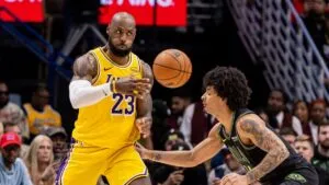 LeBron y Doncic lideran con 30 puntos a los Lakers y se imponen a Pelicans