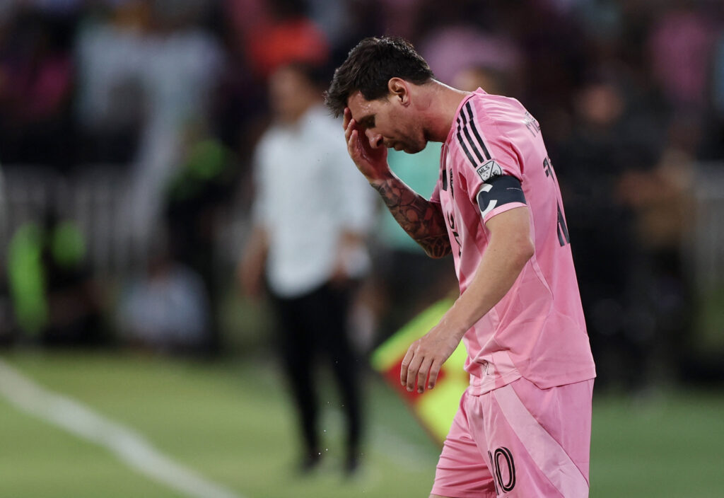 Lionel Messi en el Atlético Nacional vs Inter Miami