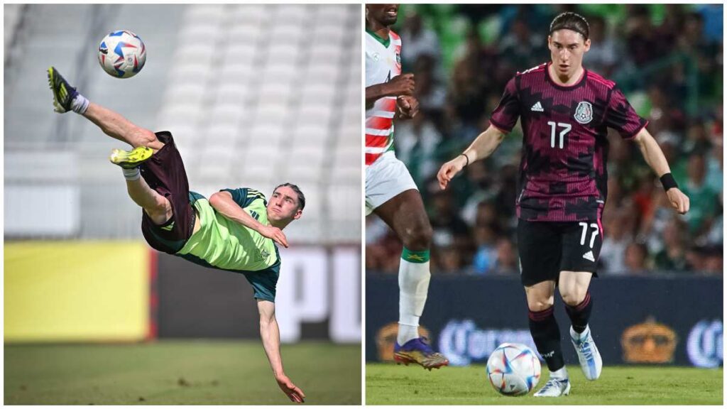 Marcelo Flores debutó con México en partido oficial en 2022 y estuvo en la Copa América 2024