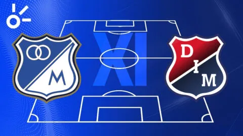 Posibles alineaciones de Millonarios vs Independiente Medellín por la Liga BetPlay Dimayor 2026-I