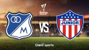 Millonarios vs Junior, en vivo la Liga BetPlay 2026-I: resultado y goles de la jornada 2