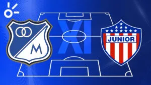 Posibles alineaciones de Millonarios vs Junior por la Liga BetPlay Dimayor 2026-I
