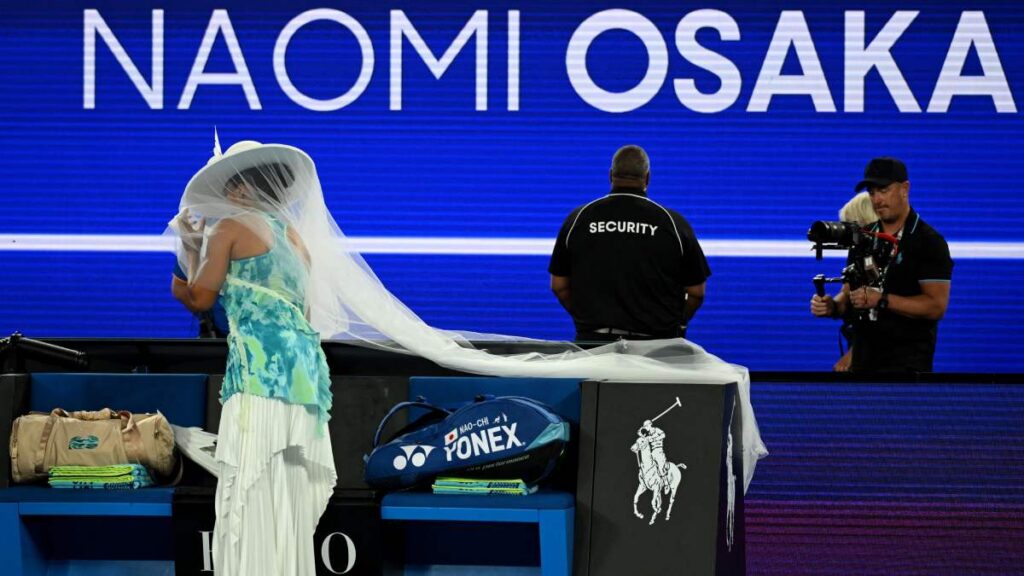 Naomi Osaka y su outfit en Australian Open 2026