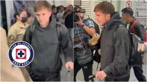 Agustín Palavecino llega a la CDMX para cerrar su fichaje con Cruz Azul