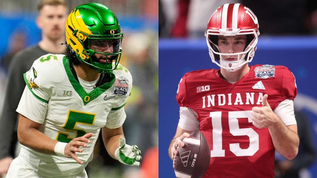 Oregon vs Indiana en vivo el Peach Bowl 2026: ¿Quién gana hoy el partido de Playoffs NCAA?