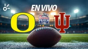 Oregon vs Indiana en vivo el Peach Bowl 2026: ¿Quién gana hoy el partido de Playoffs NCAA?