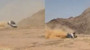 ¡Qué miedo! Accidente en Dakar 2026 con vuelcos incluidos provoca abandono de Jesús Calleja