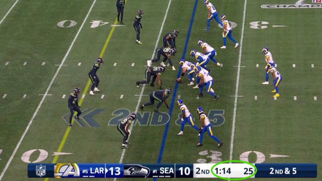 La última serie de Rams que le 'regaló' un TD a Seattle antes del descanso
