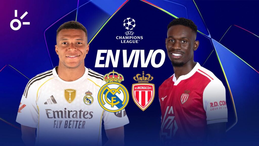 Fútbol en vivo: Real Madrid vs Mónaco, en vivo el partido de la Champions League 2026