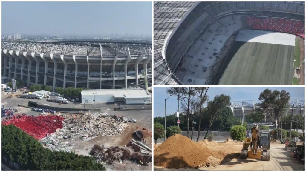 El Estadio Azteca acelera su transformación rumbo al Mundial 2026. Claro Sports