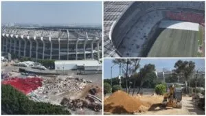 El nuevo césped del Estadio Azteca toma forma rumbo al Mundial 2026