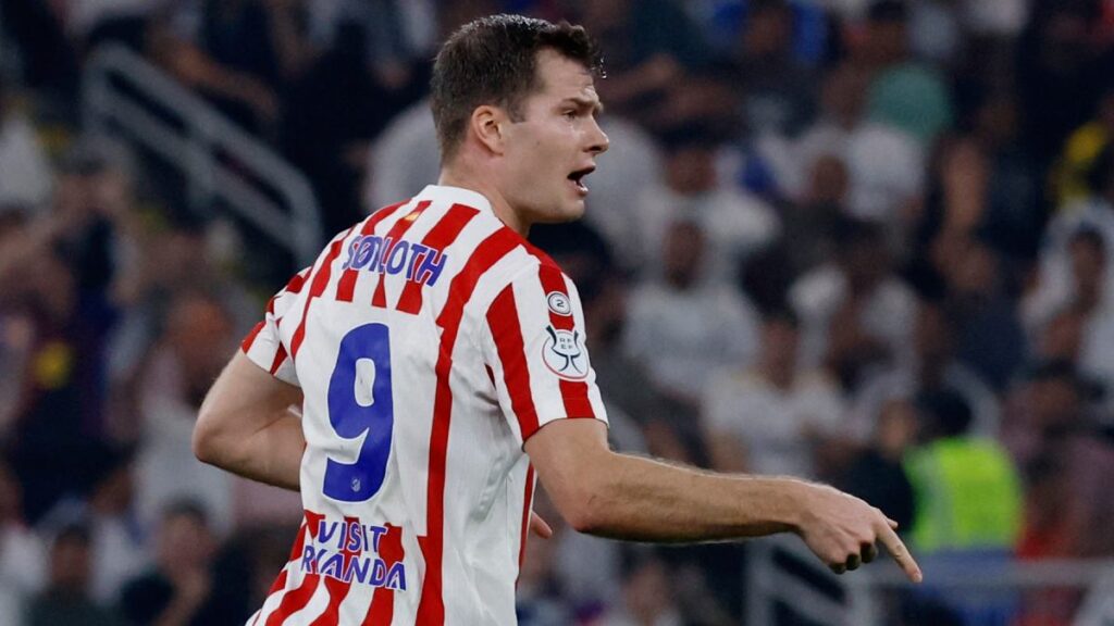 Alexander Sørloth, delantero del Atlético de Madrid