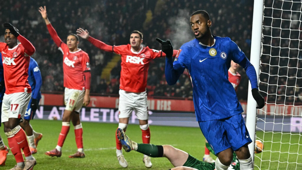 Tosin Adarabioyo celebra un gol del Chelsea. - Ben Stansall, AFP.