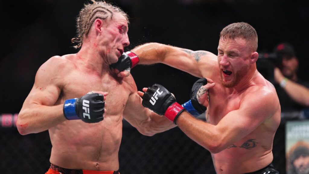 Gaethje manda en UFC 324, vence a Pimblett y se queda con el cinturón interino ligero