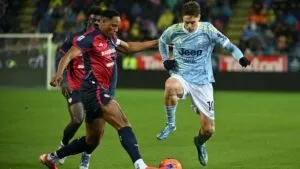 ¡Hombre de partidos importantes! Yerry mina, capitán y figura del Cagliari ante Juventus