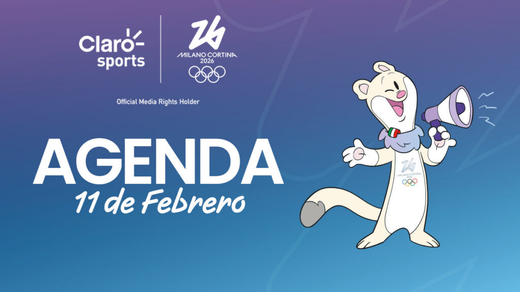 Agenda Milano Cortina 2026 hoy 11 de febrero. Claro Sports