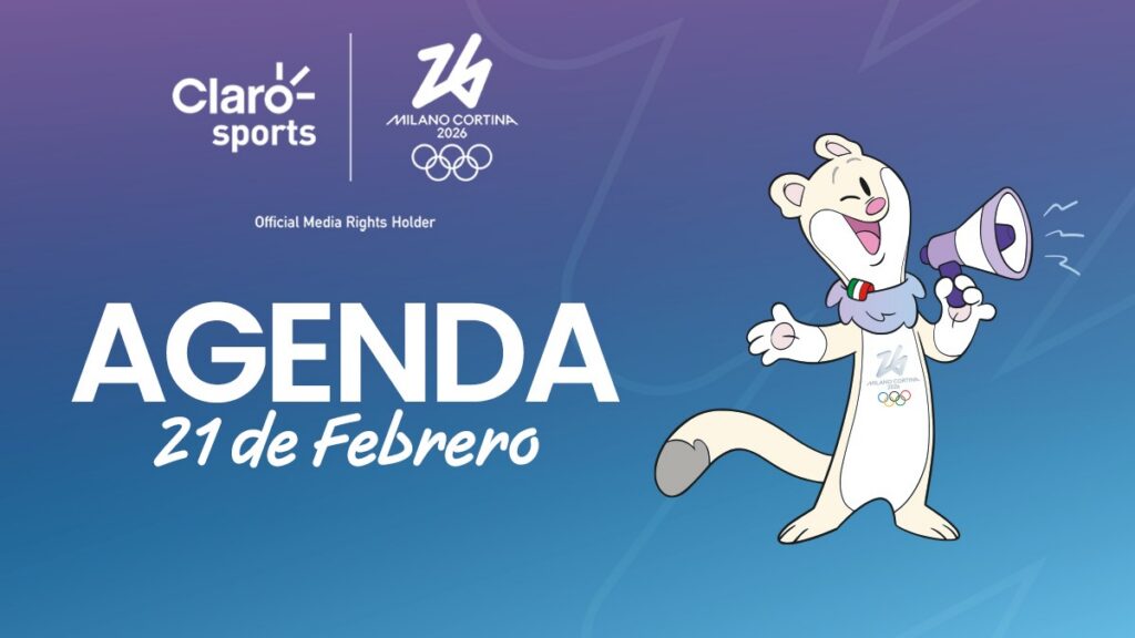Agenda Milano Cortina 2026 hoy 21 de febrero: ¿Qué actividades hay y dónde ver en vivo?