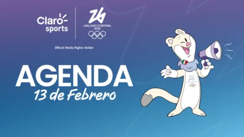 Agenda Milano Cortina 2026 hoy 13 de febrero: ¿Qué actividades hay y dónde ver en vivo