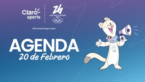 Agenda Milano Cortina 2026 hoy 20 de febrero: ¿Qué actividades hay y dónde ver en vivo?
