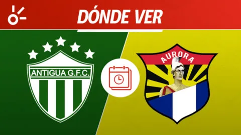 Antigua GFC vs Aurora en vivo: dónde mirar la Liga de Guatemala 2026