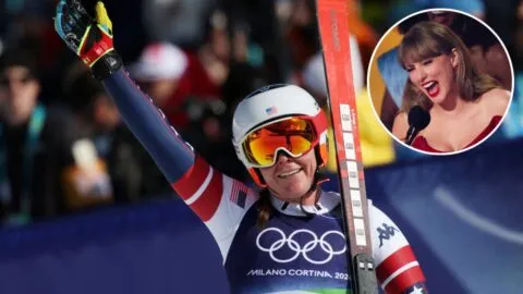 Taylor Swift felicita a Breezy Johnson tras comprometerse en Milano Cortina 2026
