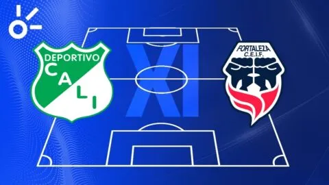 Posibles alineaciones del Deportivo Cali vs Fortaleza por la Liga BetPlay 2026-I