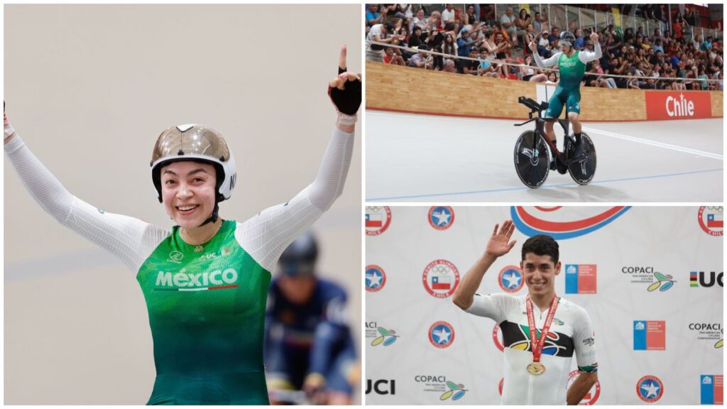 México gana más medallas en el Campeonato Panamericano de Ciclismo de Pista en Chile