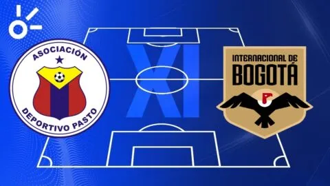 Posibles alineaciones de Deportivo Pasto vs Internacional de Bogotá por Liga BetPlay 2026-I